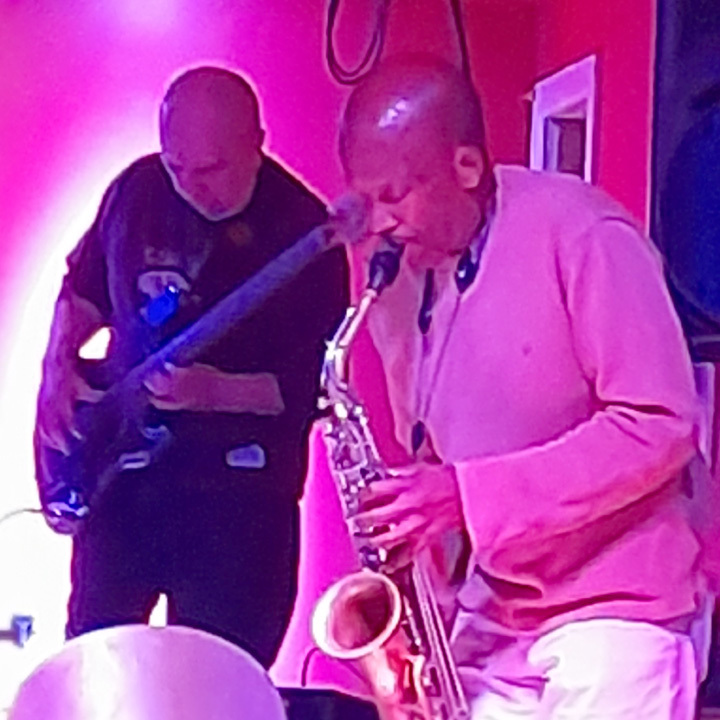 Ntshuks Bonga on Alto Sax and Subassa on Bass
